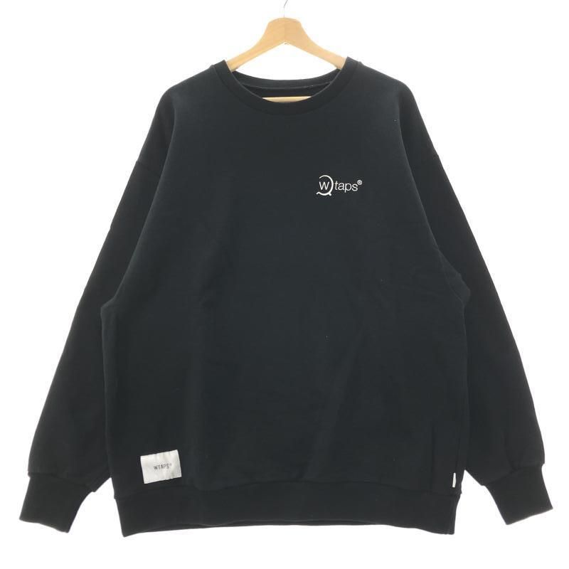 中古】W)TAPS AXE. DESIGN CREW NECK スウェット 04 グレー ダブル