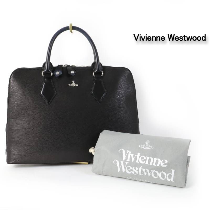 A4可 美品 ヴィヴィアンウエストウッド レザー ビジネスバッグ オーブ 黒 楽天市場】【バッグ】Vivienne Westwood ヴィヴィアン ウエストウッド