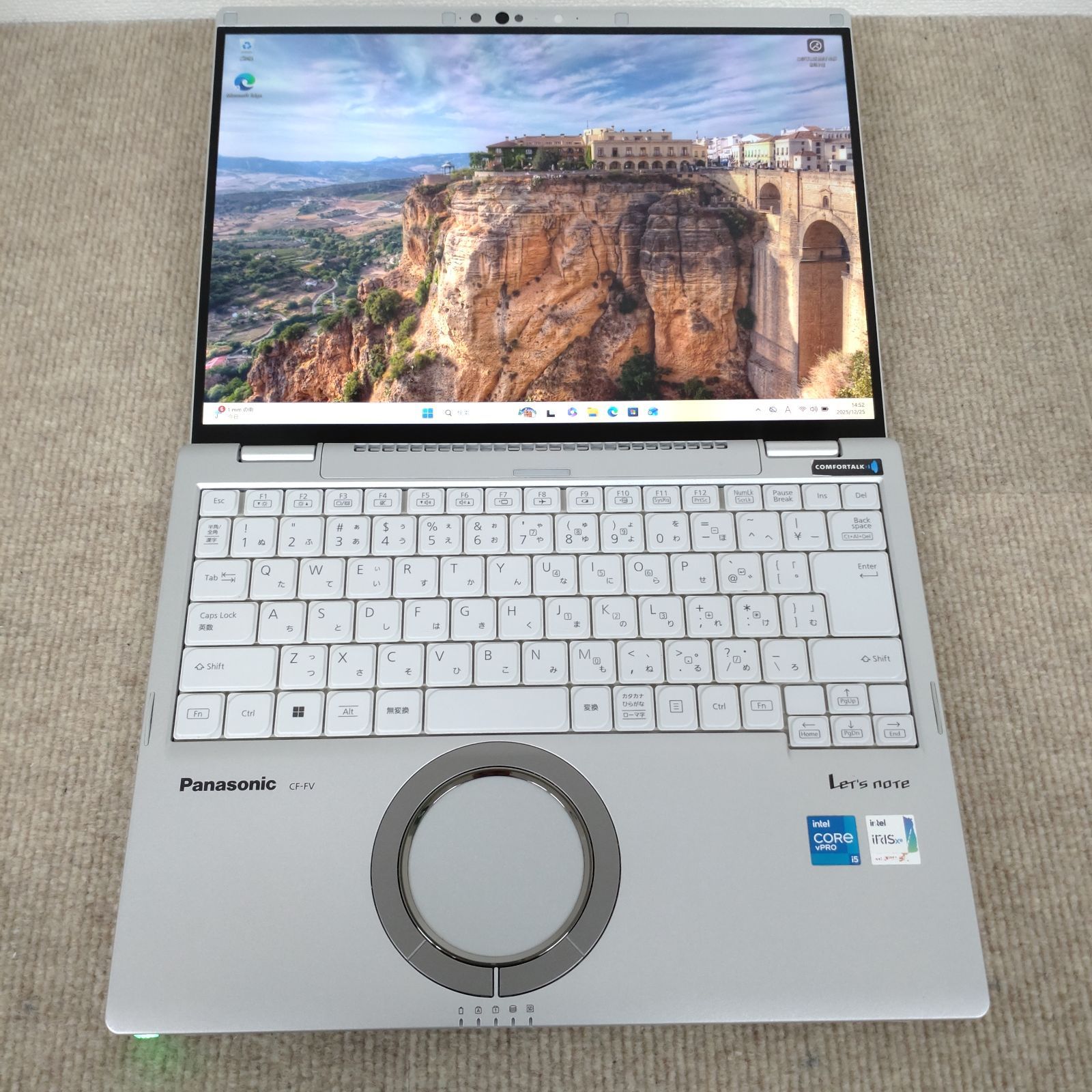 送料無料】Panasonic レッツノート CF-FV1 / I5-1145G7 / 16GB