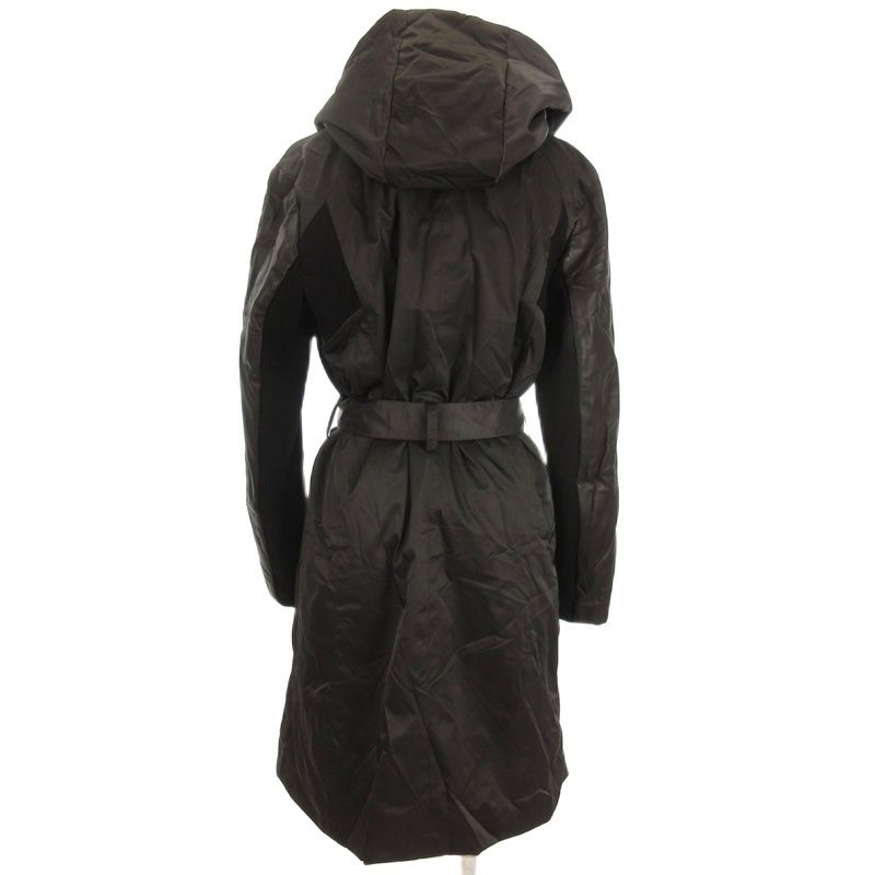 bajra バジュラ　フード付き黒ロングコート bajra バジュラ フード付き黒ロングコート bajra バジュラ フード付き