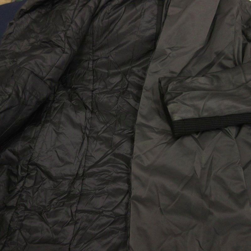 バジュラ bajra マイクロファイバー コート ロング フーディ 切替