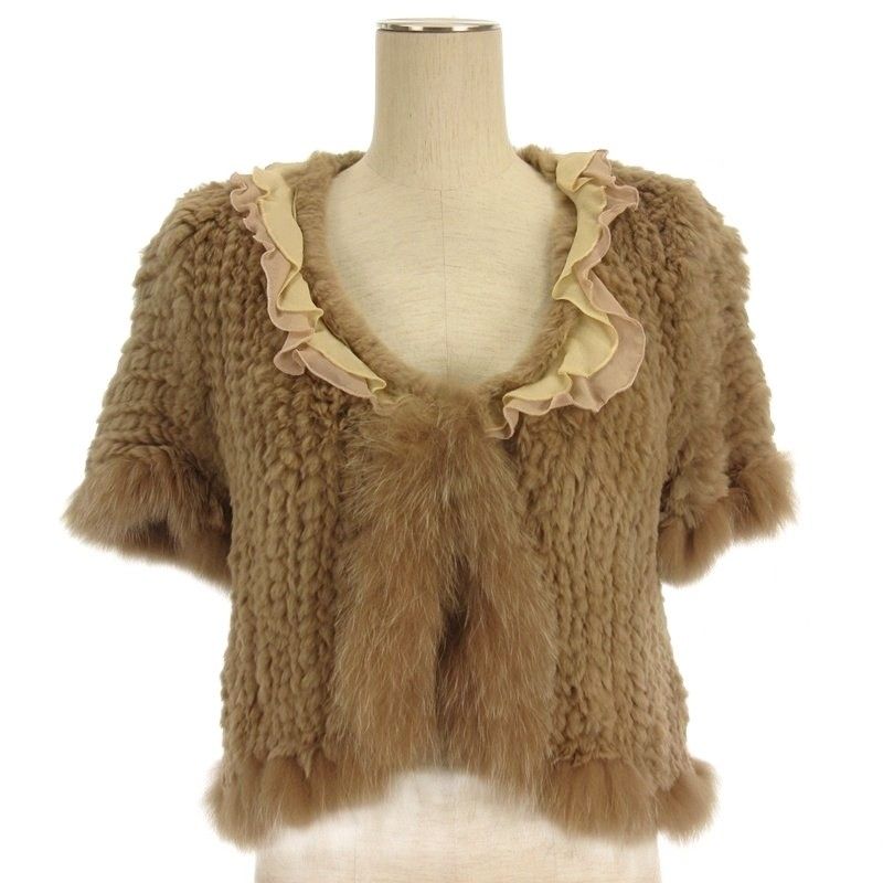 ルールロジェット　ファージャケット ルルロジェッタ ルールロジェット leur logette ラビット フォックス