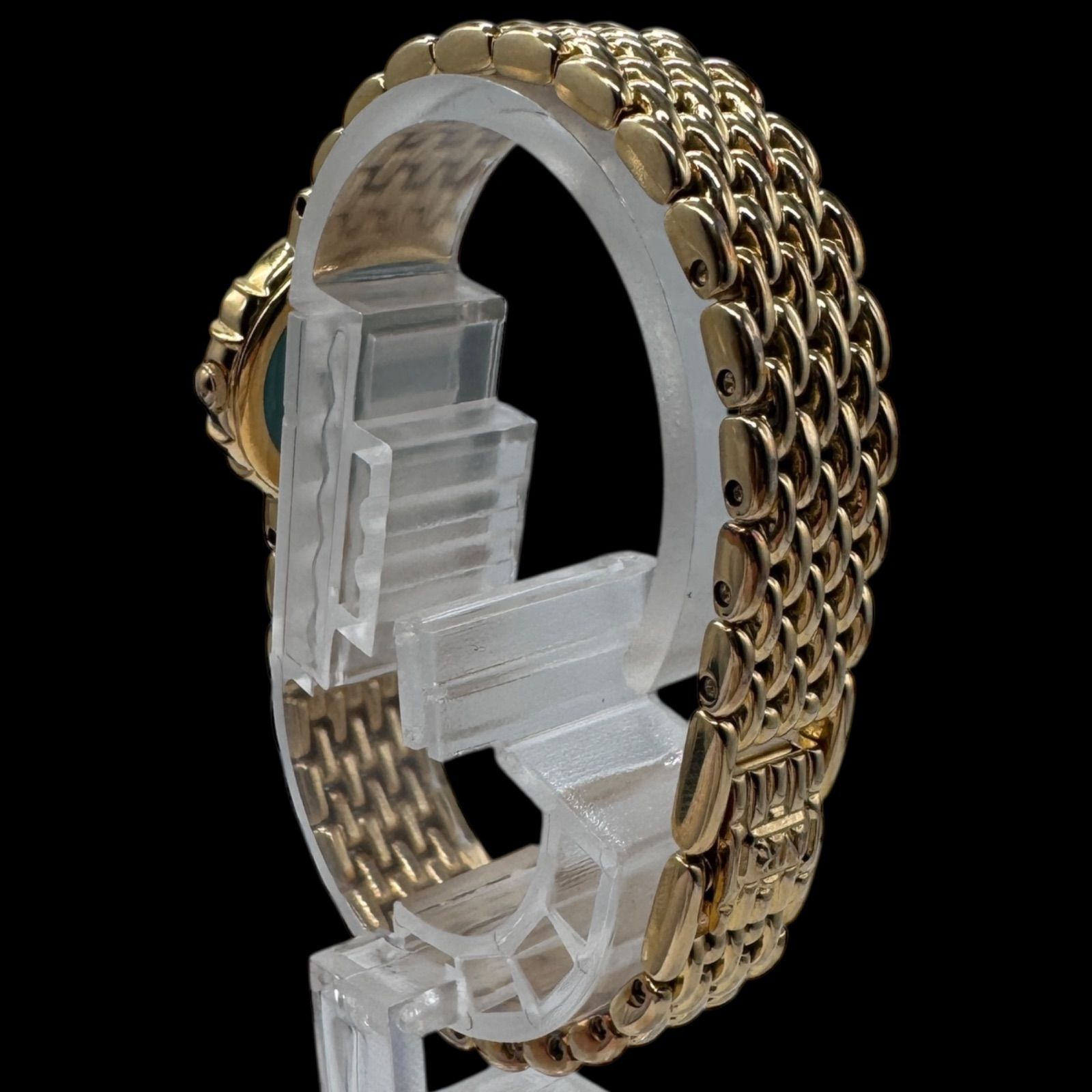 美品 新品電池 ニナリッチ ダイヤ シェル ゴールド レディース 腕時計 ドレス 新品電池稼働 良品 NINA RICCI ニナリッチ シェル文字盤 石付き