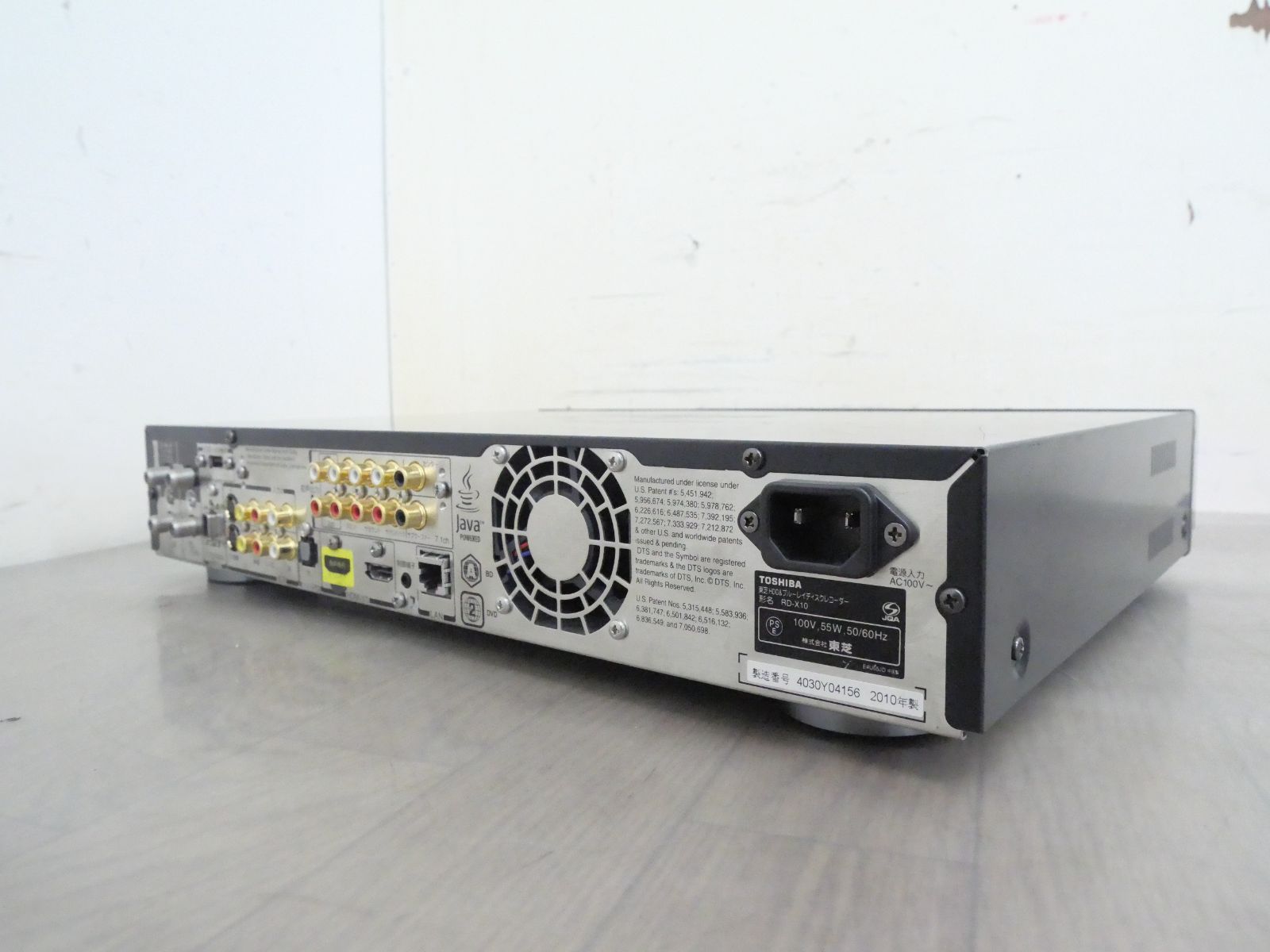 2TB☆1東芝/REGZA☆HDD/BDレコーダー☆RD-X10☆新品リモコン付☆2番組