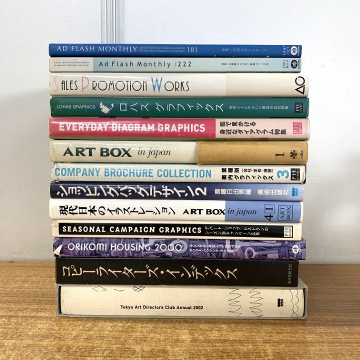□01)【1点限り!】広告などデザインの本 まとめ売り13冊セット