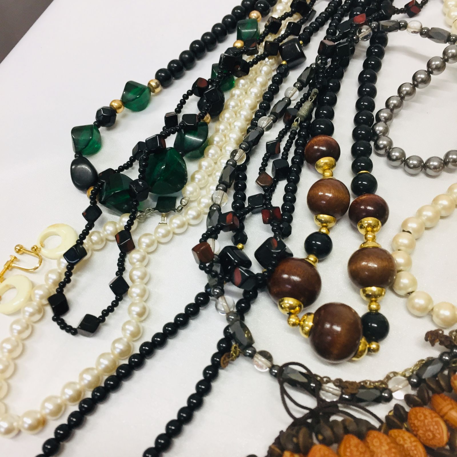 S【まとめ売り】ストーン系 アクセサリー まとめ売り ネックレス