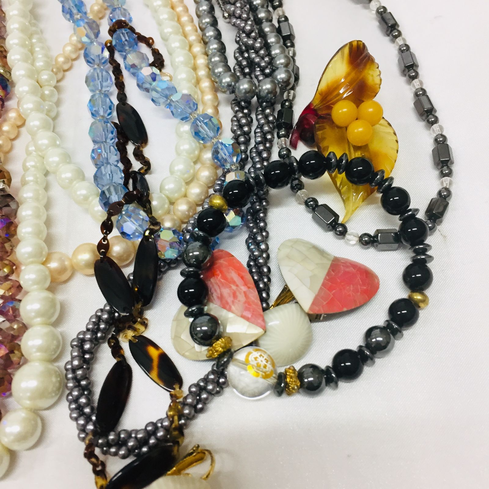 S【まとめ売り】ストーン系 アクセサリー まとめ売り ネックレス