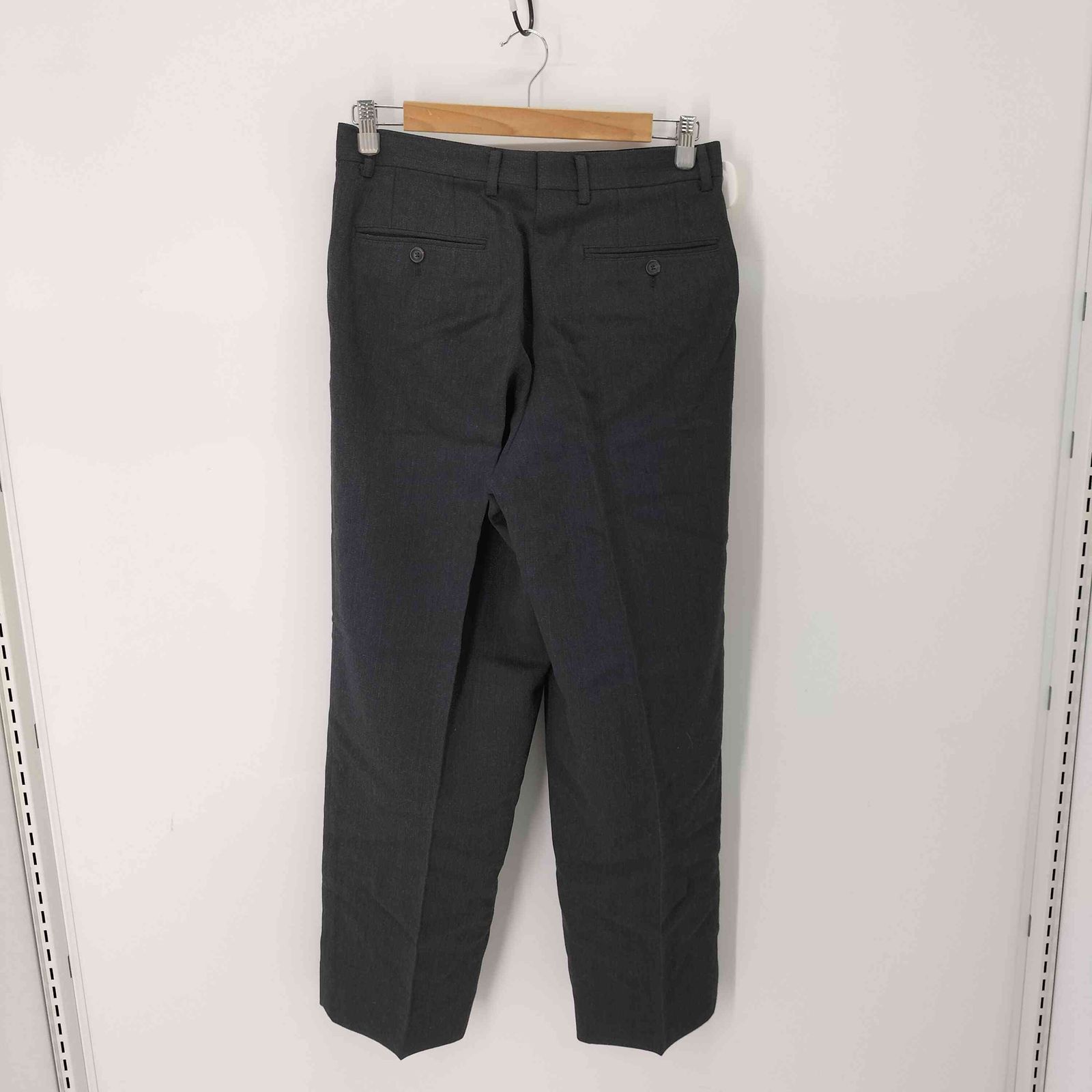 イッセイミヤケ ISSEY MIYAKE 2タック ウールスラックス メンズ JPN：M