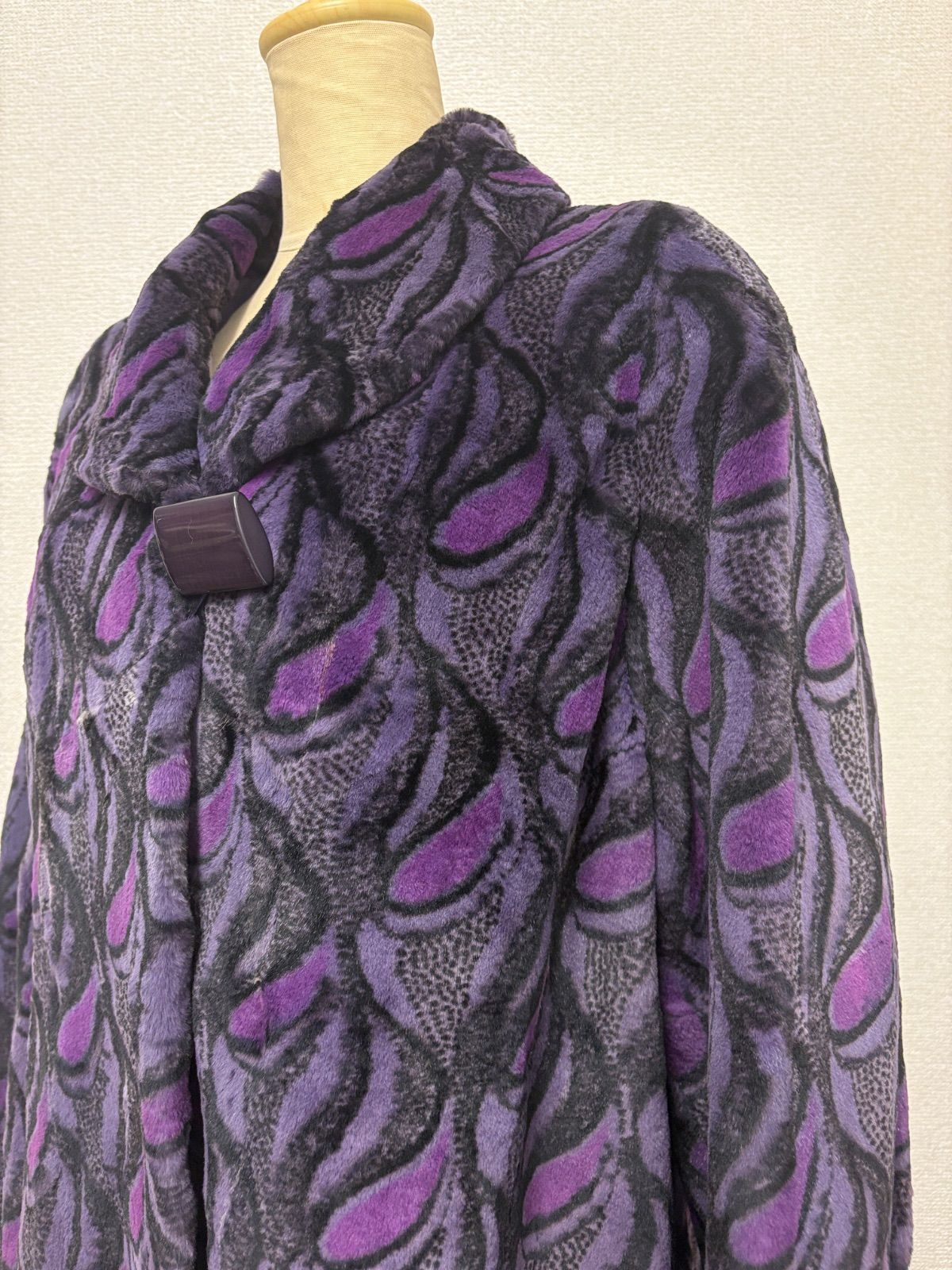 EMBA ウィーゼルコート パープル 毛皮 C2512256 - メルカリ