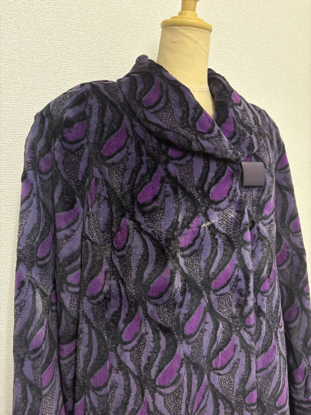 EMBA ウィーゼルコート パープル 毛皮 C2512256 - メルカリ