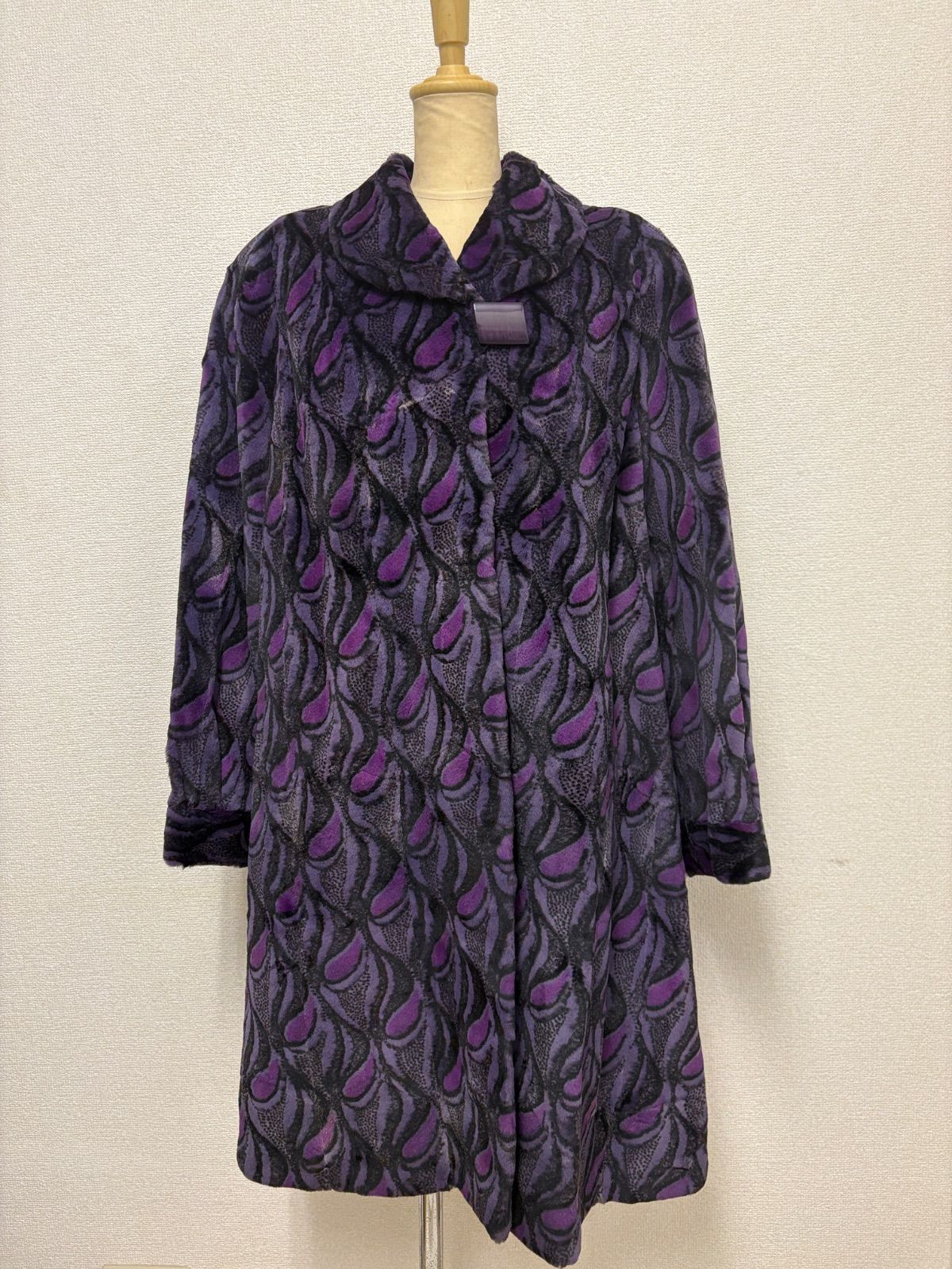 EMBA ウィーゼルコート パープル 毛皮 C2512256 - メルカリ