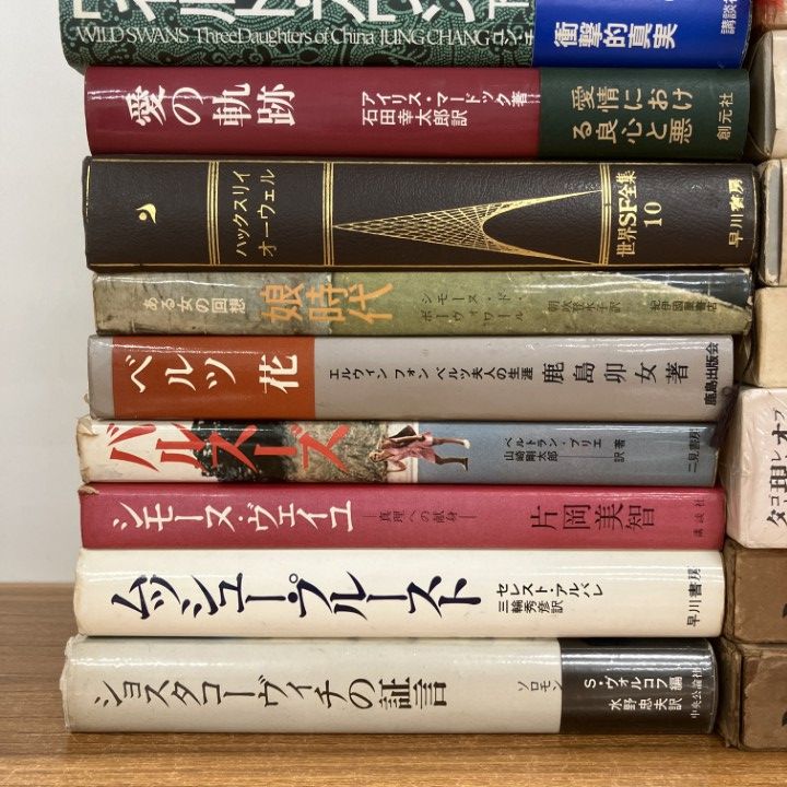 □01)【1点限り!】小説・自伝など海外文学の本 まとめ売り約30冊大量