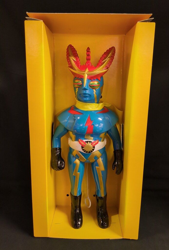 【美品】トーキング★イナズマン★完全復刻版★増田屋★マスダヤ★希少★レア★ ソフビ トーキング イナズマン 完全復刻版 増田屋コーポレーション