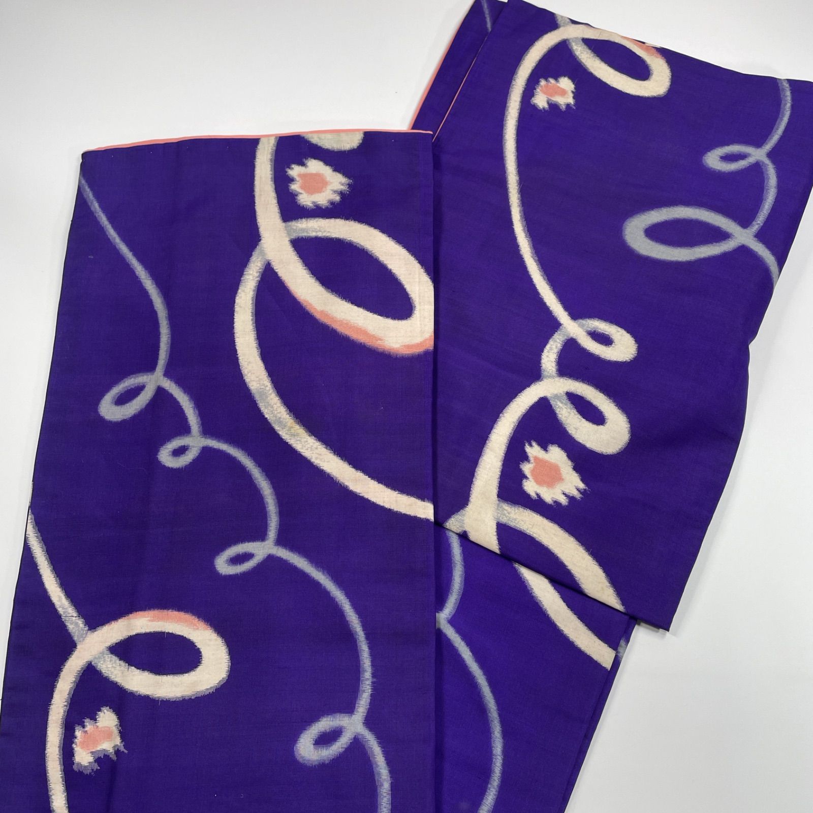 銘仙 4枚 正絹 着物まとめ売り 同梱購入歓迎 リメイク用 着付け練習用