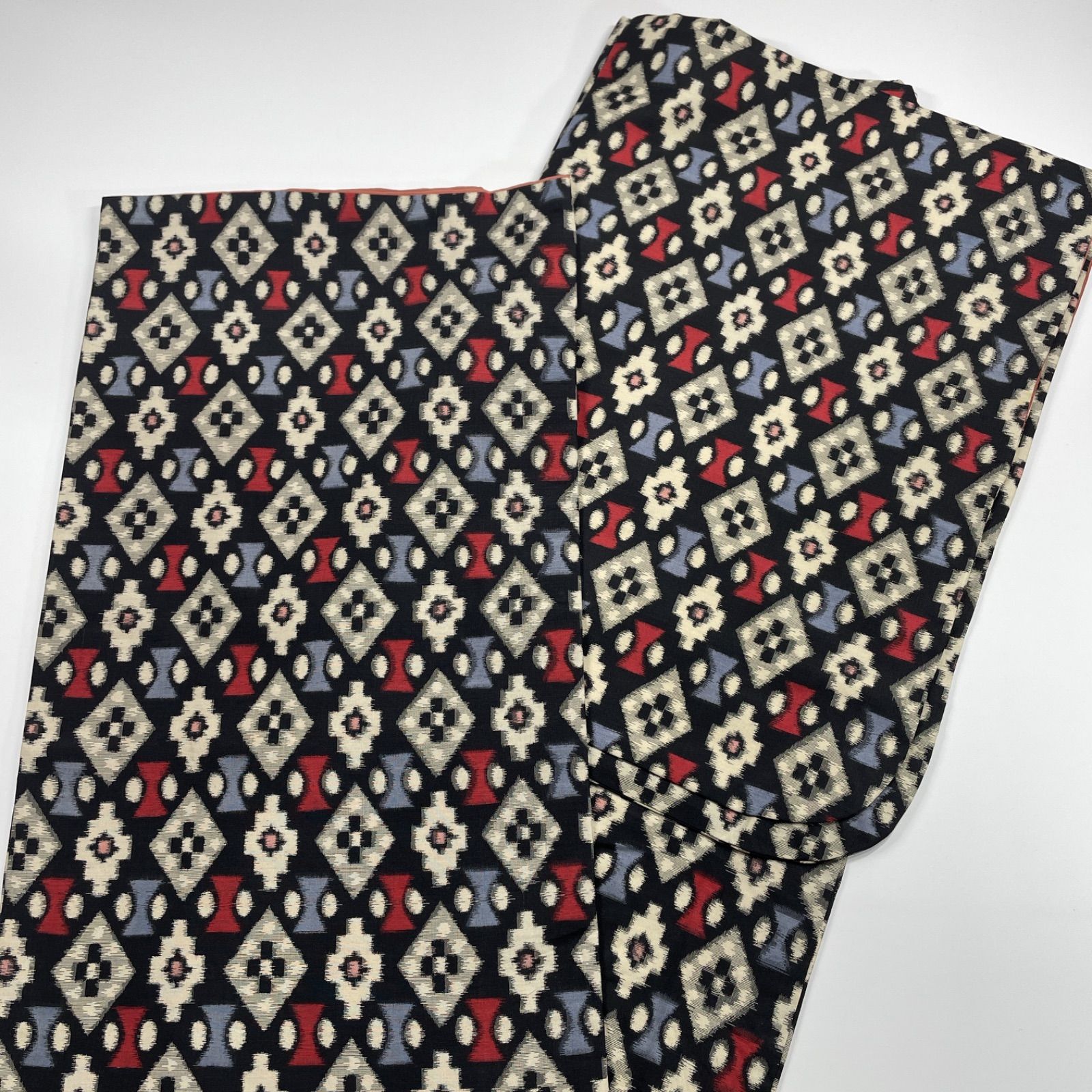 銘仙 4枚 正絹 着物まとめ売り 同梱購入歓迎 リメイク用 着付け練習用