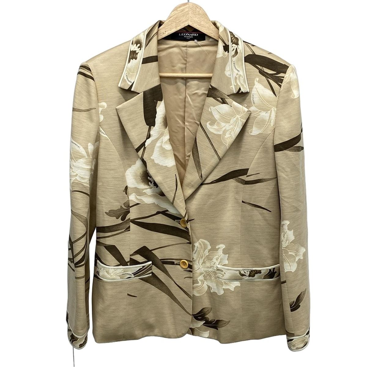 LEONARD(レオナール) ジャケット サイズLL レディース美品 - ピンク