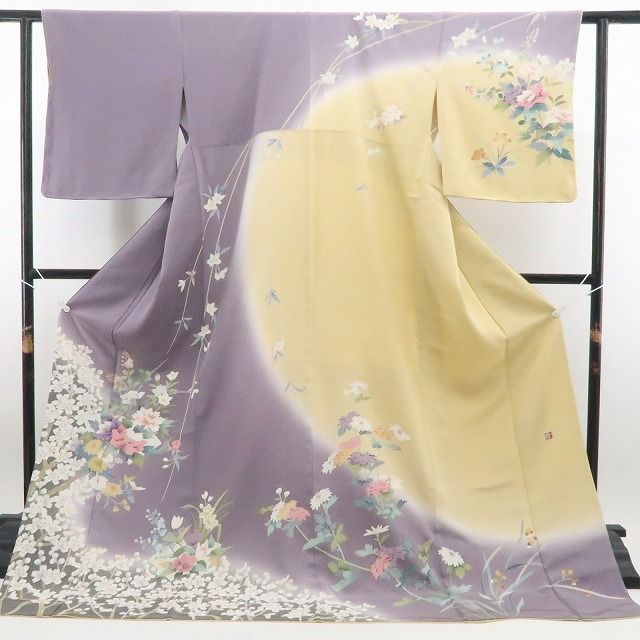 ❁tomihisa❁新品 日本工芸会正会員 坂井修 落款 手描き 着物 正絹