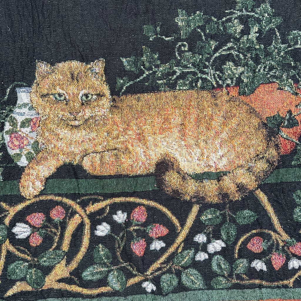 猫 ねこ マルチカバー ソファカバー ヴィンテージラグ 132x150 公式