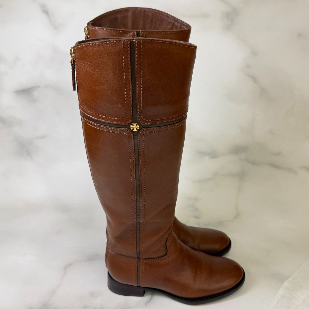 鑑定済み 】トリーバーチ 《 ロングブーツ 》 5 M ( 22cm程度