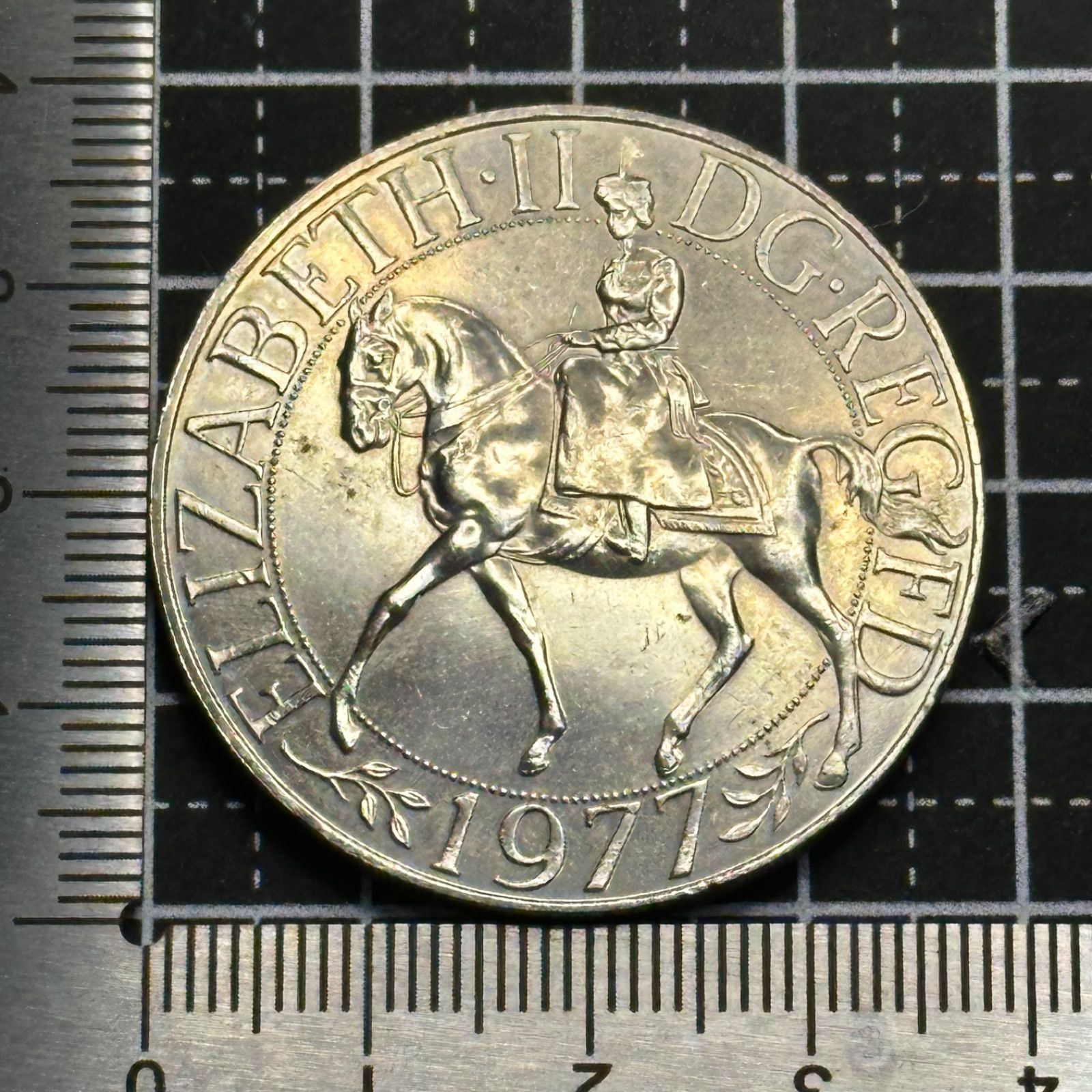 1977年 エリザベス2世 シルバージュビリー ギルドメダル PCGS MS64 1977年 エリザベス2世 シルバージュビリー ギルドメダル PCGS MS64