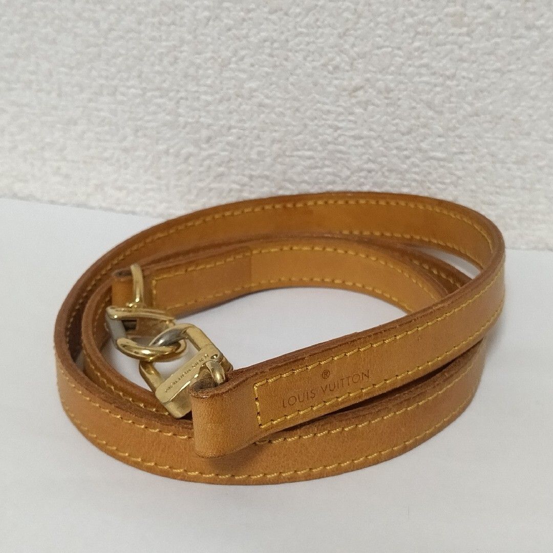 ルイヴィトン ヌメ革 ストラップ本革 ゴールド金具 正規品 楽天市場】LOUIS VUITTON ルイ ヴィトン ヌメ革 キーポルバンド