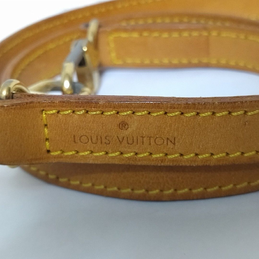 【美品】ルイヴィトン＊ショルダーストラップ ヌメ革 正規品 刻印 ゴールド金具 LOUIS VUITTON（ルイ・ヴィトン） 1点限定 ショルダーストラップ
