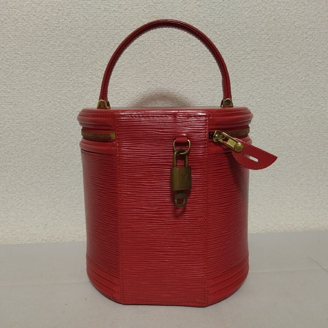 美品】ルイヴィトン カンヌ エピ レッド バニティバッグ M48037 - メルカリ