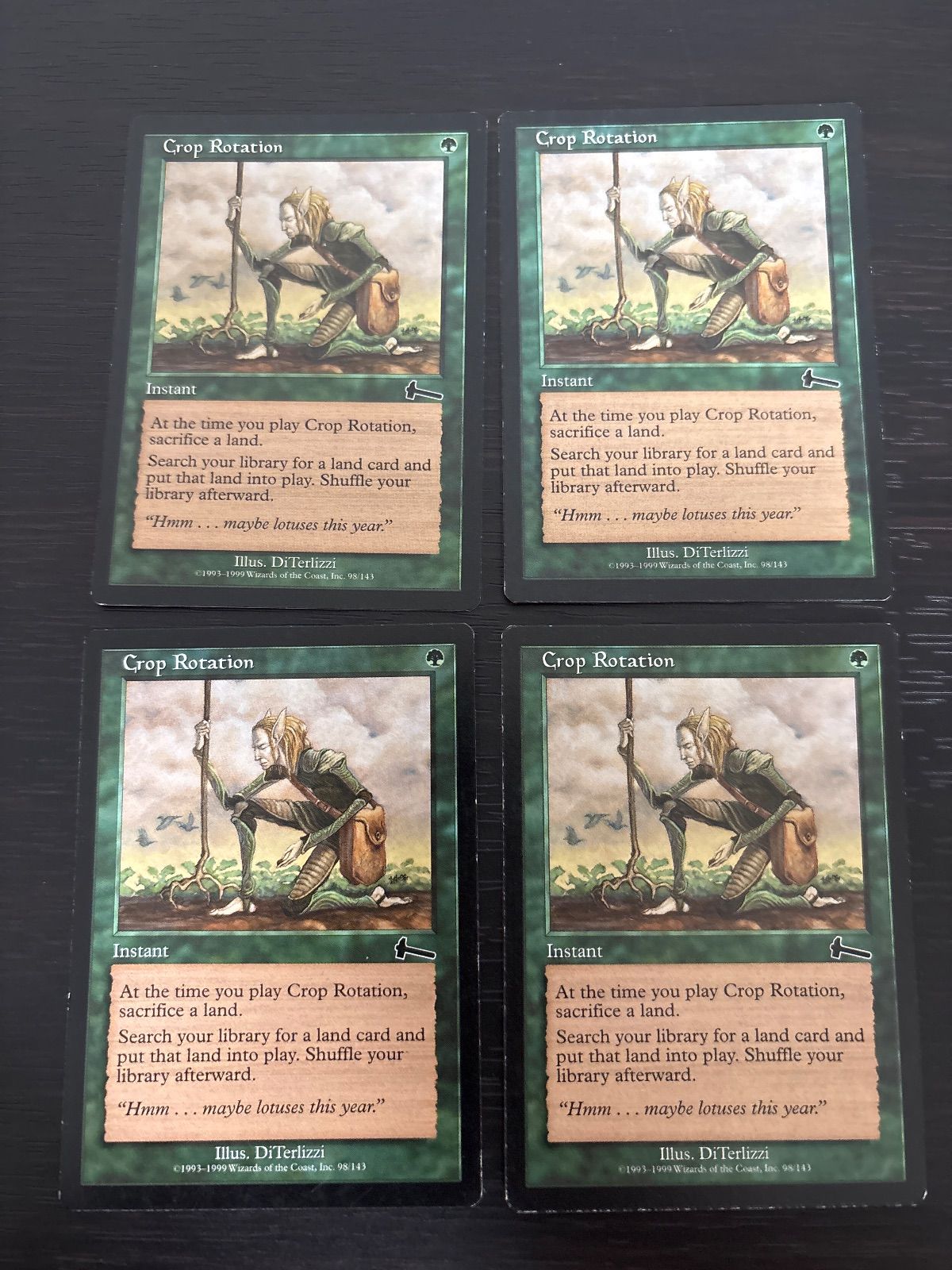 kw3 76 輪作/Crop Rotation ULG 4枚 まとめ 英語版 EN MTG - メルカリ