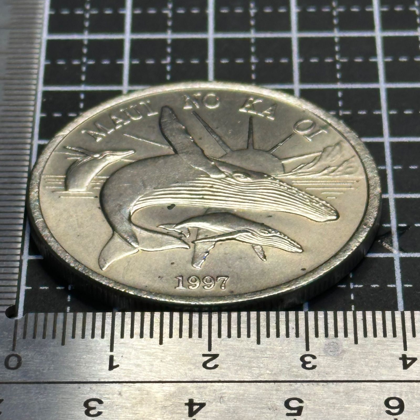 ＬＩＮＫＳ　ＬＳ新品未使用品　マウイ島kapalua 1997年バージョン トークン】1997年 マウイ島 マウイ・トレード・ダラー／Maui No Ka Oi