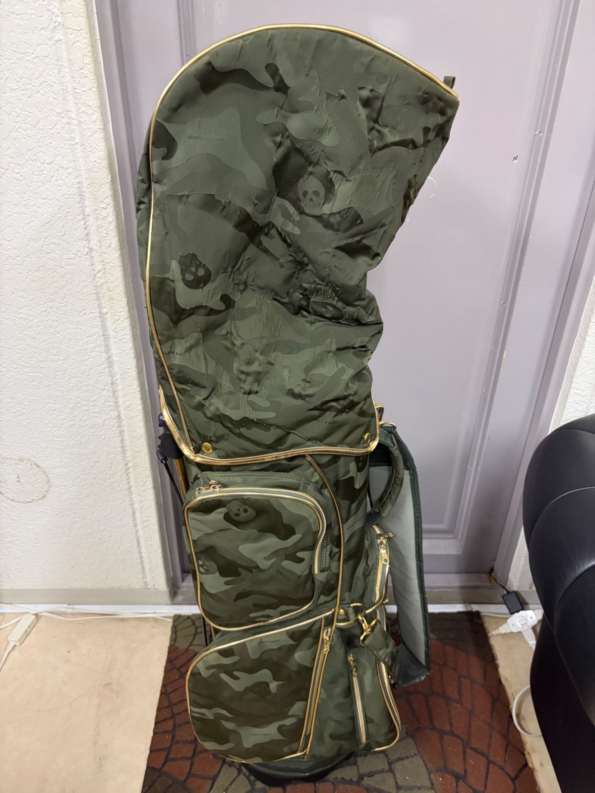 MARK & LONA キャディバッグ ブラウン・迷彩 MARK & LONA キャディバッグ ブラウン・迷彩 Yahoo!オークション