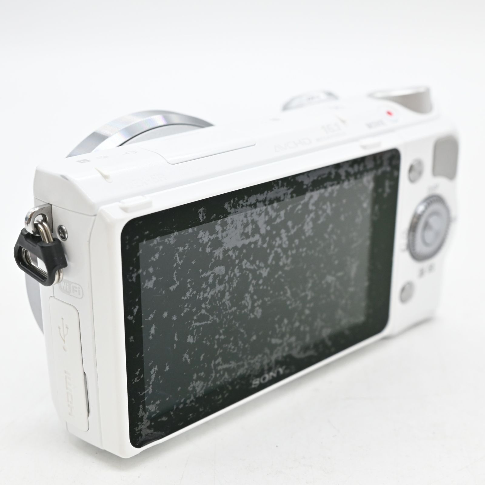 難有品】SONY ミラーレス一眼 α NEX-5R ボディ ホワイト - メルカリ