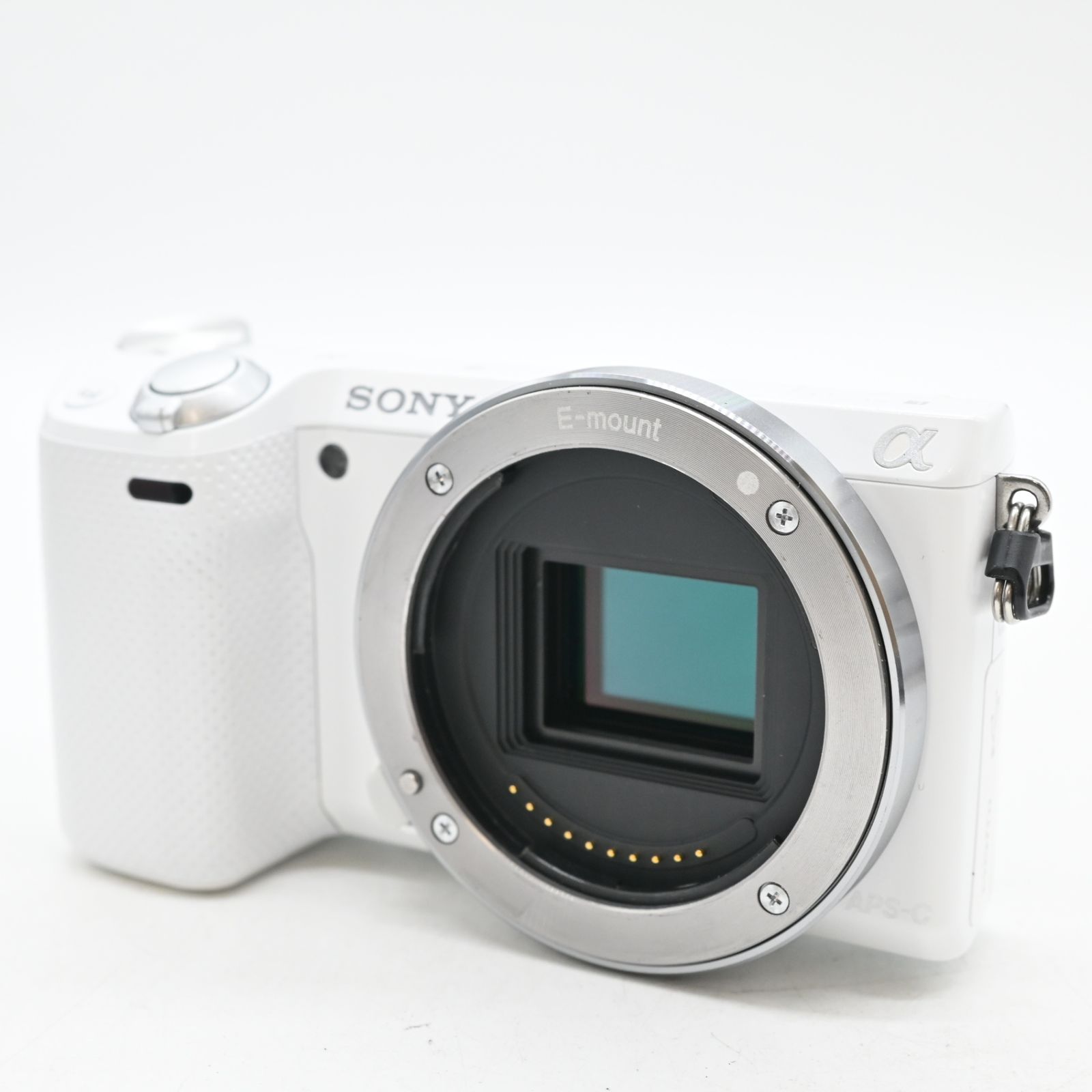難有品】SONY ミラーレス一眼 α NEX-5R ボディ ホワイト - メルカリ