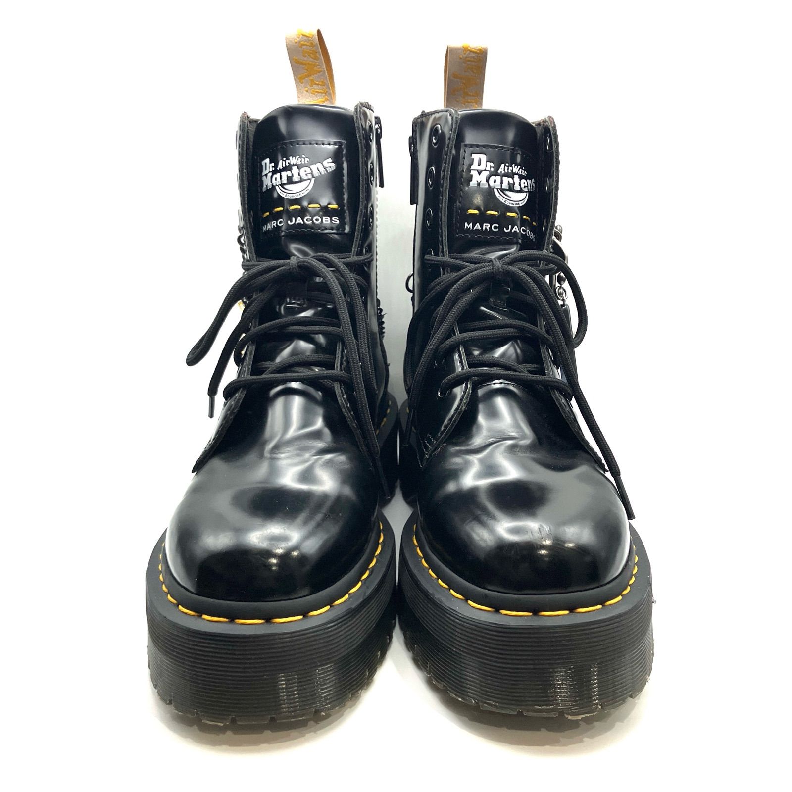 Dr. Martens x Marc Jacobs コラボブーツ ドクターマーチン マーク ジェイコブス チャーム付き ブラック
