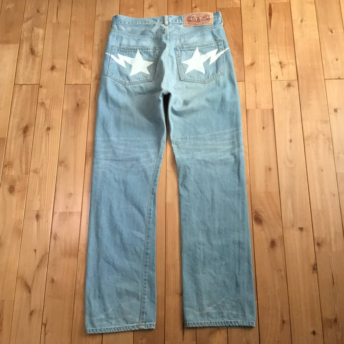 BAPE STA Denim Pants Mサイズ a bathing ape star BAPESTA デニム