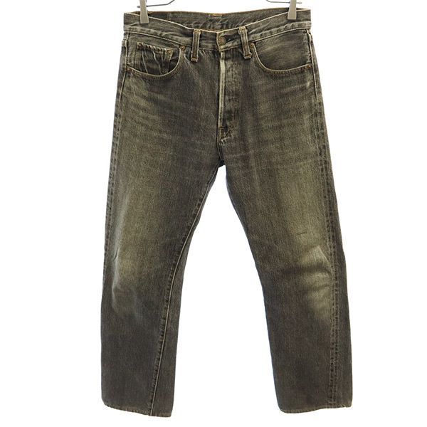 Denime ドゥニーム 初期 ストレートデニムパンツ W32 グレー ジーパン 