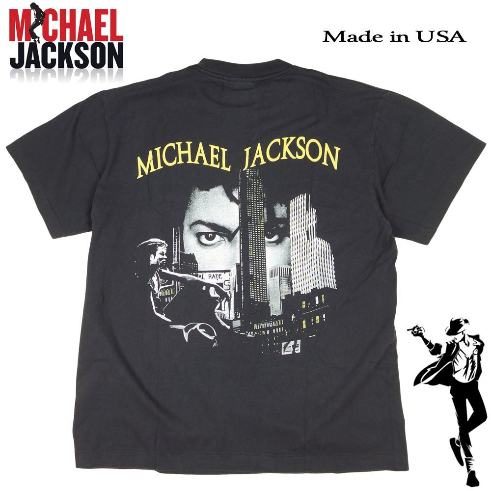 367 MICHAEL JACKSON マイケルジャクソン Tシャツ 美品 USA製 半袖