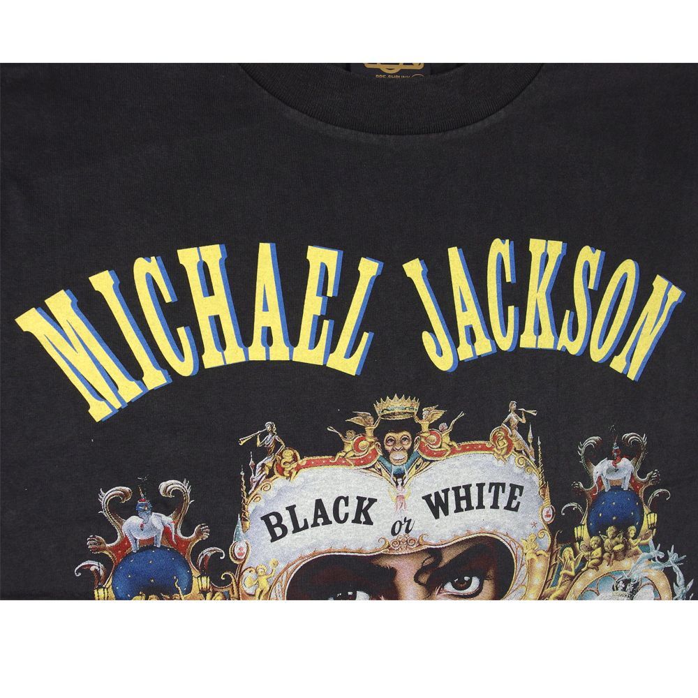 367 MICHAEL JACKSON マイケルジャクソン Tシャツ 美品 USA製 半袖