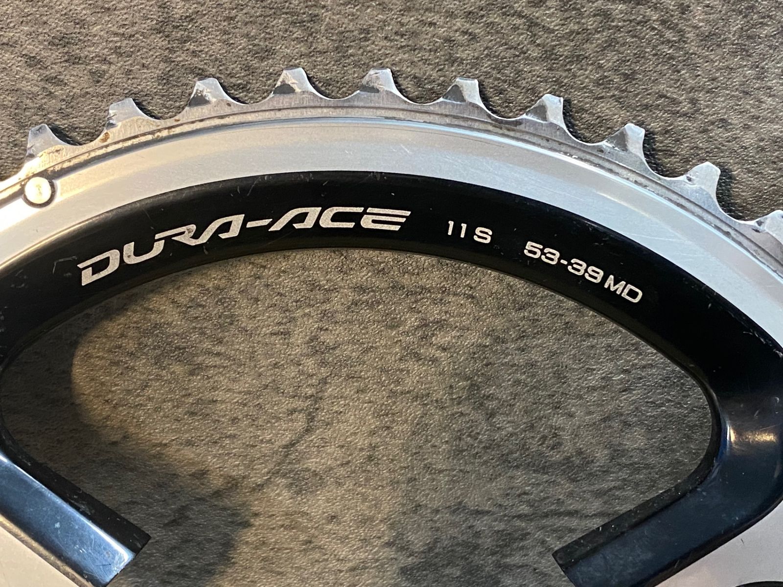 未走行 FC-9000 53T DURA-ACE アウターチェーンリング アウター シマノ 