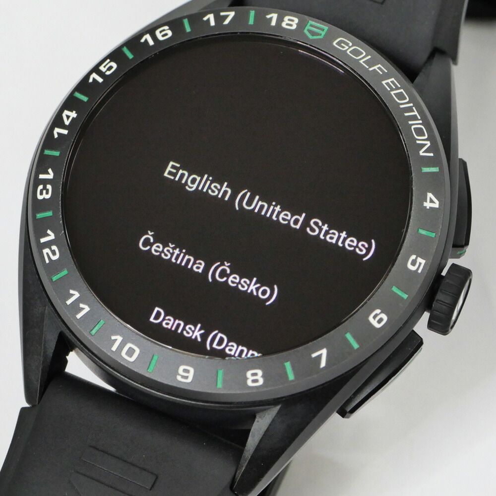 名東】タグホイヤー キャリバーE4 コネクテッド ゴルフエディション