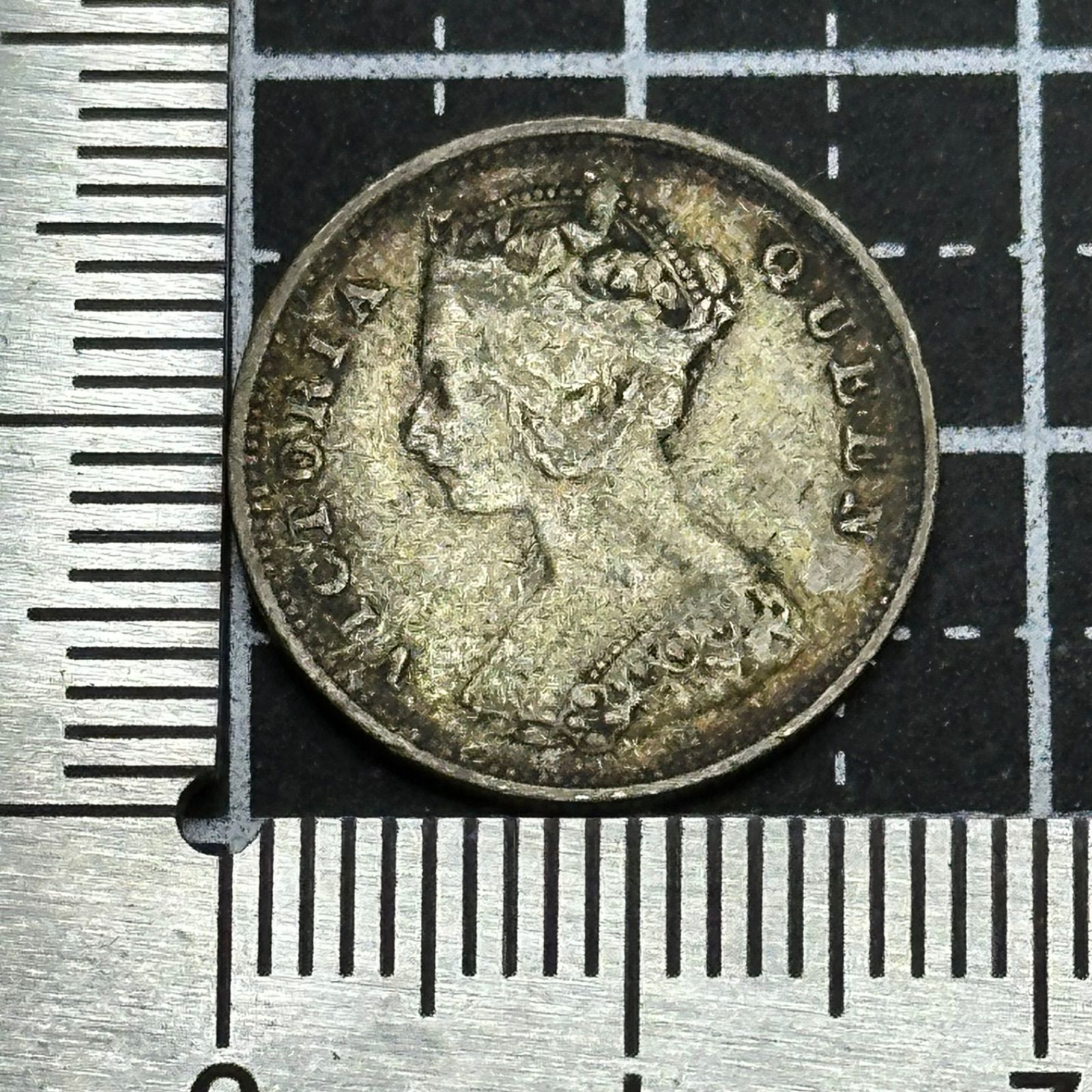 銀貨】1900年 香港 10セント銀貨／ヴィクトリア女王晩年肖像・英領香港