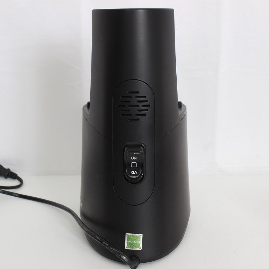 ヒューロム スロージューサー H-AA-BBA17 マットブラック HUROM 本体