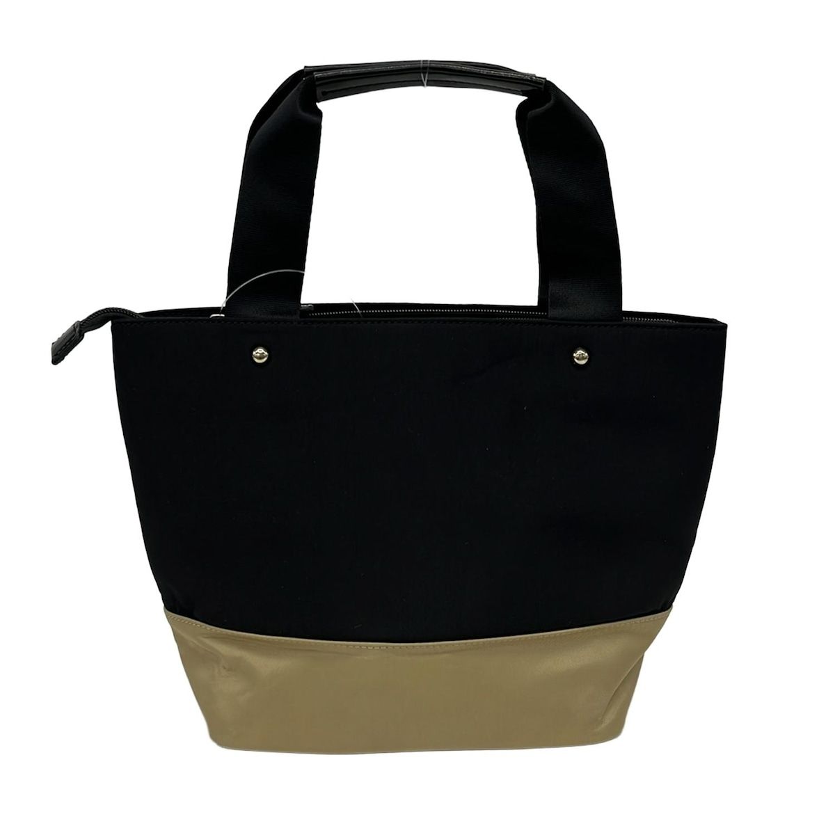 R*I様 TOCCA ハンドバッグ　ブラック　ベージュリボン　ONWARD A4サイズ対応】SIDE RIBBON CANVASTOTE トートバッグ / TOCCA