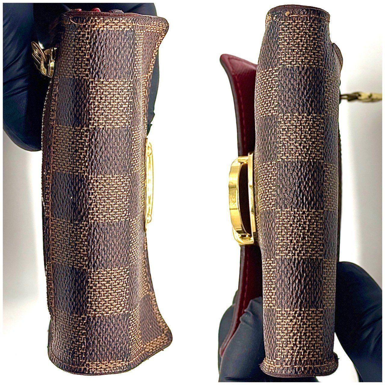 品格を纏う赤の差し色】 LOUIS VUITTON ルイヴィトン 三つ折り財布