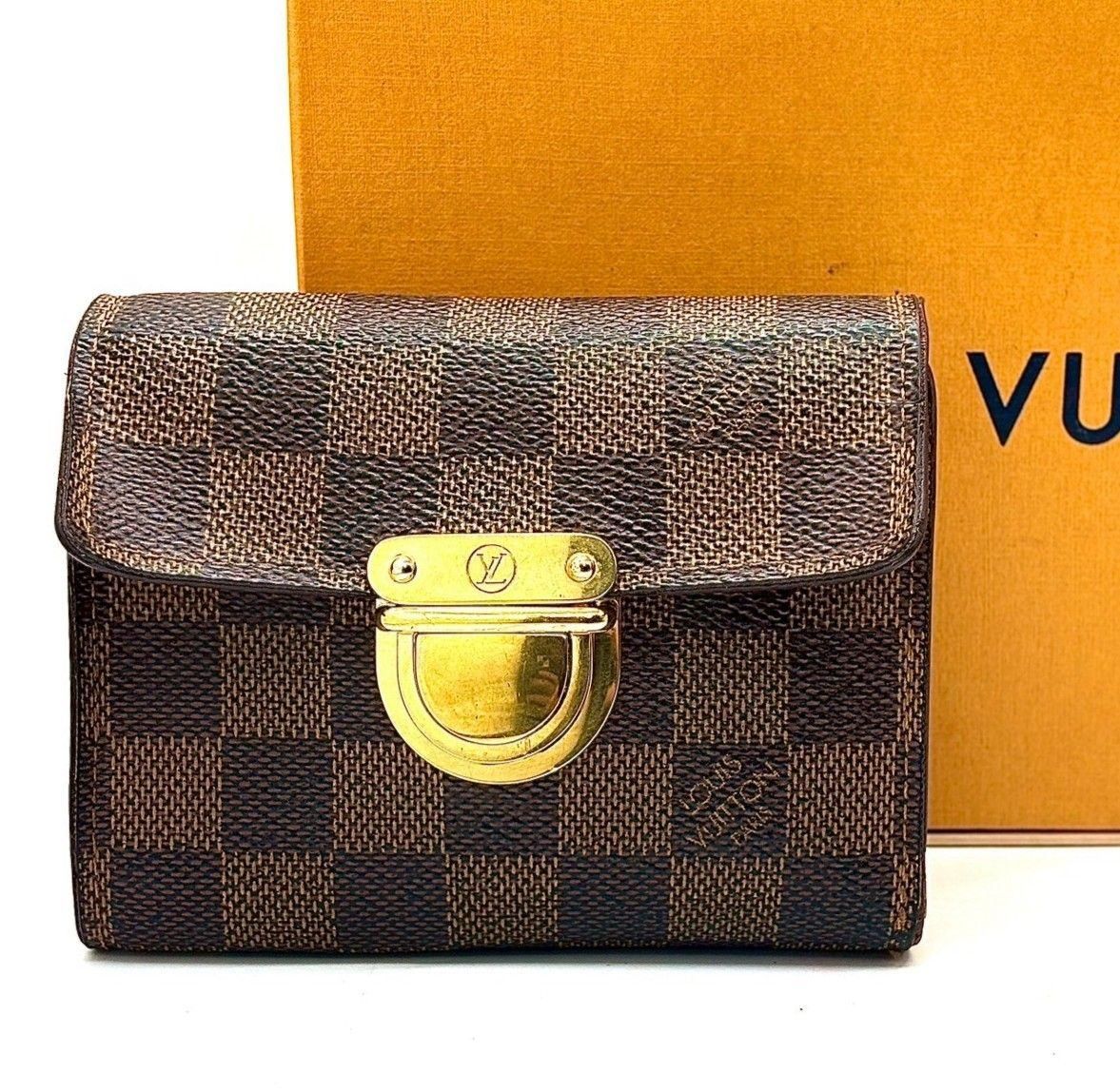 品格を纏う赤の差し色】 LOUIS VUITTON ルイヴィトン 三つ折り財布