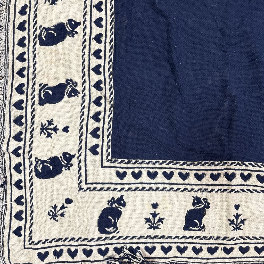 vintageラグ ブランケット マルチカバー タペストリー アニマル 動物