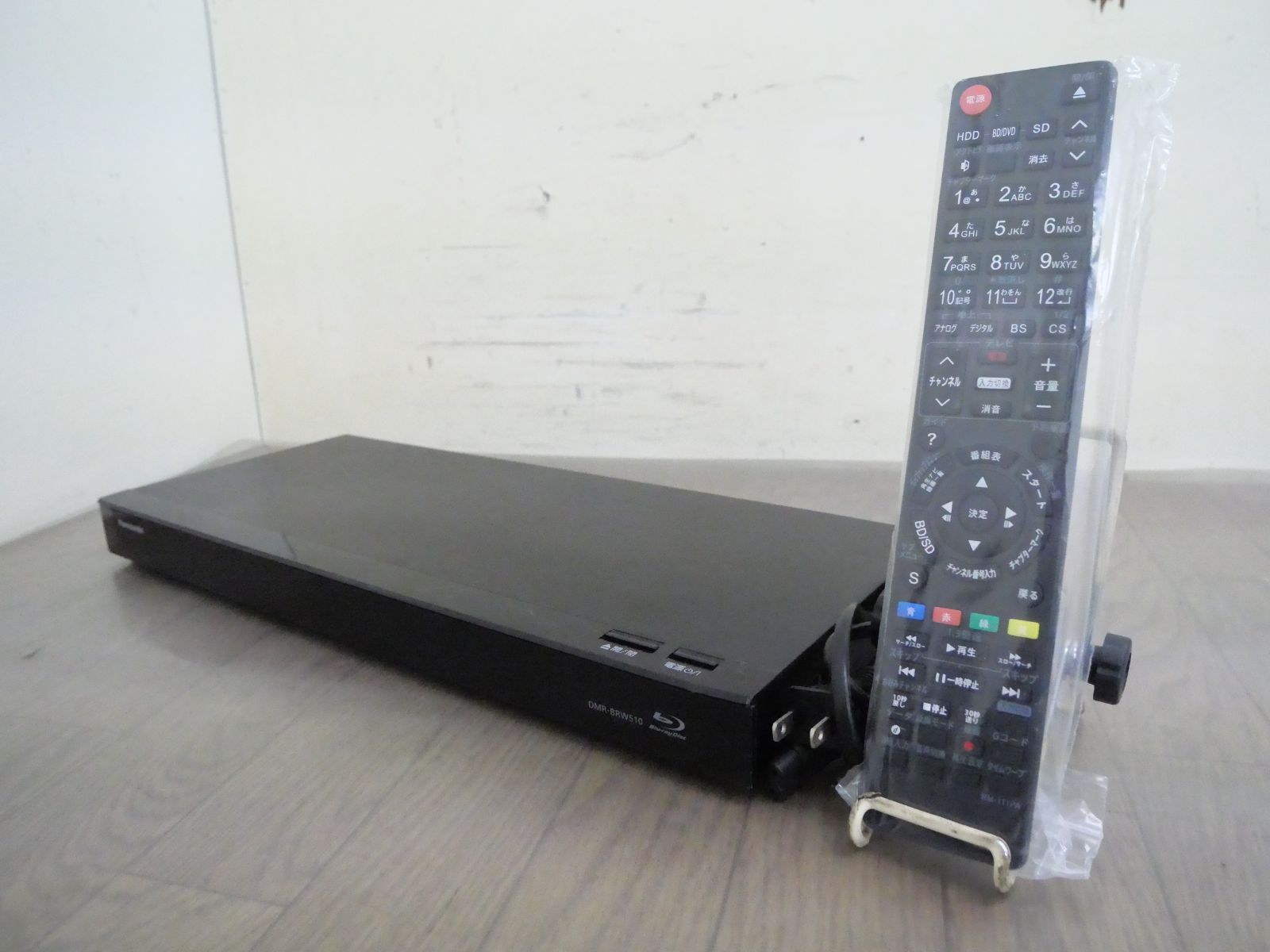 500GB☆パナソニック/DIGA☆HDD/BDレコーダー☆DMR-BRW510☆リモコン付