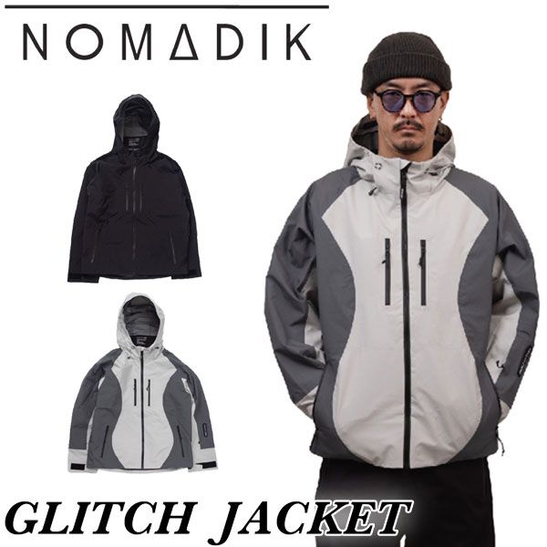NOMADIK GLITCH BIB PNT ノマディック スノーボードウエア スノーボード ウェア ノマディック NOMADIK GLITCH BIB PNT GY/BK 送料
