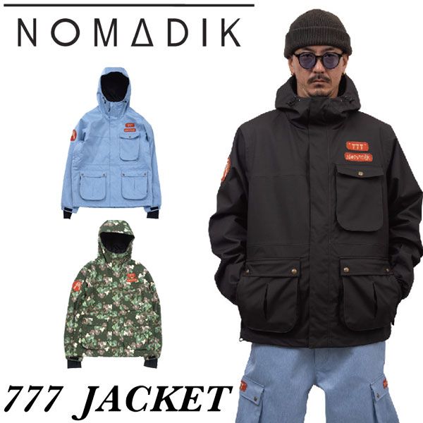 25-26 NOMADIK/ノマディック 777 jacket メンズ レディース 防水