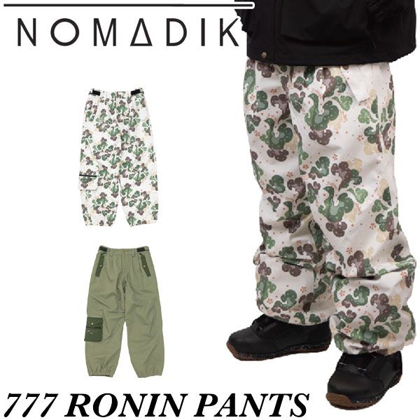 25-26 NOMADIK/ノマディック 777 RONIN pant メンズ レディース 防水
