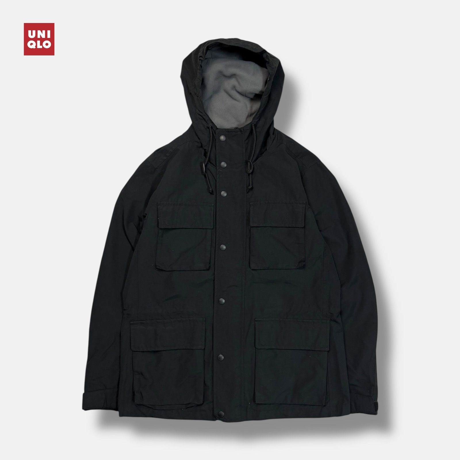 00s OLD UNIQLO マウンテンパーカー y2k ブラック L - メルカリ